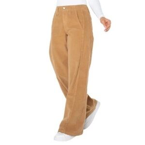 Celebrity Pink Tan Wide Leg Corduroy Pants